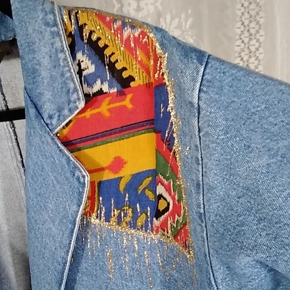 THE FRONTIER COLLECTION VINTAGE COWGIRL DENIM WOMEN'S JACKETS SIZE M - Picture 6 of 13